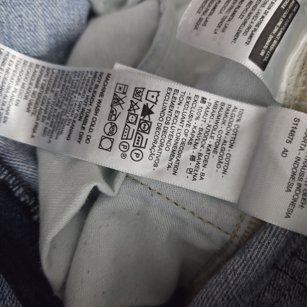 Levi's Made & Crafted Barrel Leg Jeans Size 29 Distressed Japanese Denim - Picture 12 of 13